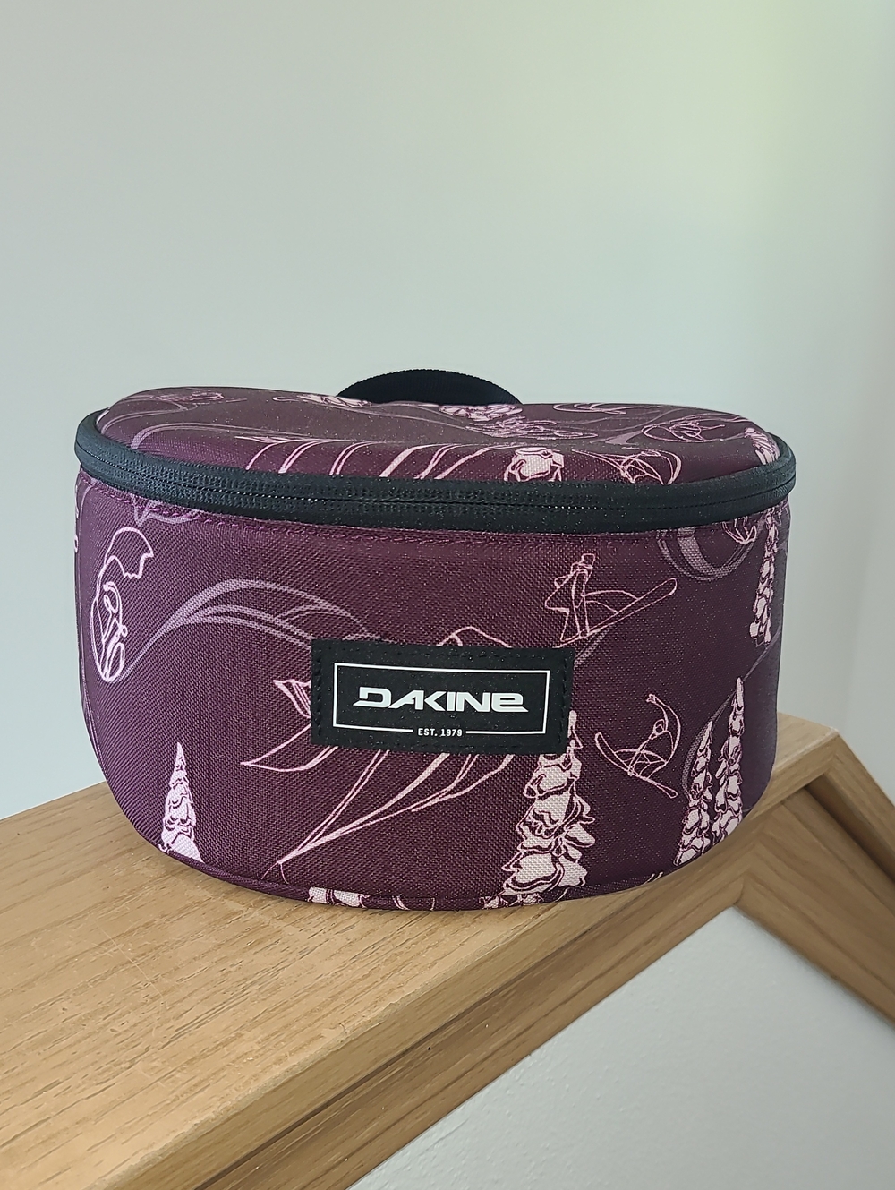 Dakine Unisex Goggle Stash Plum Floral Travel Pouch